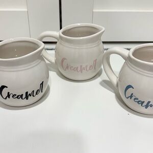 Dolly Parton Set of Three Ceramic Creamers